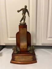 1949 Art Deco Mens Bowling Trophy