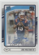 2024 Panini Clearly Donruss Rated Rookie Auto Joe Milton III #97 Auto 1oa8