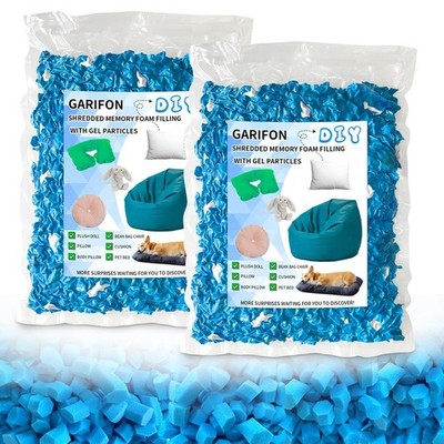10lbs Bean Bag Filler, Pillow Bean Bag Stuffing Filling, Shredded Memory Foam...