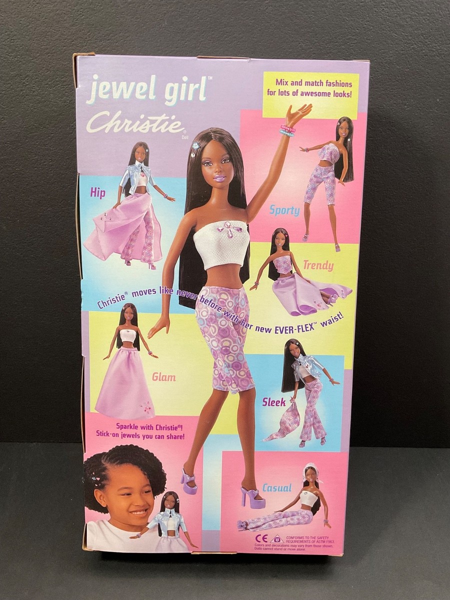 Barbie Jewel Girl Christie Doll First Ever-Flex Waist 28067 Mattel