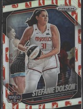 Stefanie Dolson 2025 Panini Prizm #112 WNBA Logo DSG Exclusive - Mystics [BLISS]