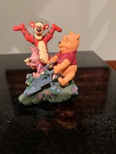 DISNEY Simply Pooh Figurine Spring is what Tiggers do Best Tigger Pooh Piglet