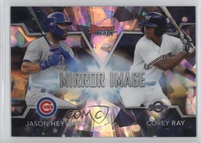 2016 Bowman's Best Mirror Image Atomic Refractor Corey Ray Jason Heyward y8h