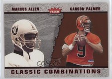 2003 Fleer Tradition Classic Combinations Red Marcus Allen Carson Palmer 13ho