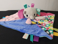 Taggies Bright Starts Elephant Lovey Security Blanket
