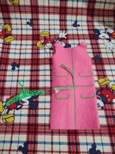 Vintage HTF Mattel Francie Doll Quick Shift Dress #1266 Near Mint Condition 1966