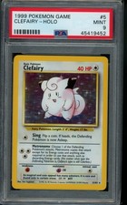 Pokemon Base Set Clefairy Holo #5 PSA 9