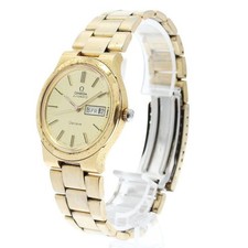 OMEGA GENEVE DAY-DATE Cal.2789-1 37mm SS/GP Gold Dial Automatic #C2484