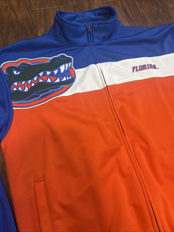 Chaqueta Sudadera Florida Gators Cremallera Frontal Sección 101 Majestuosa Talla L Foto 3 de 4