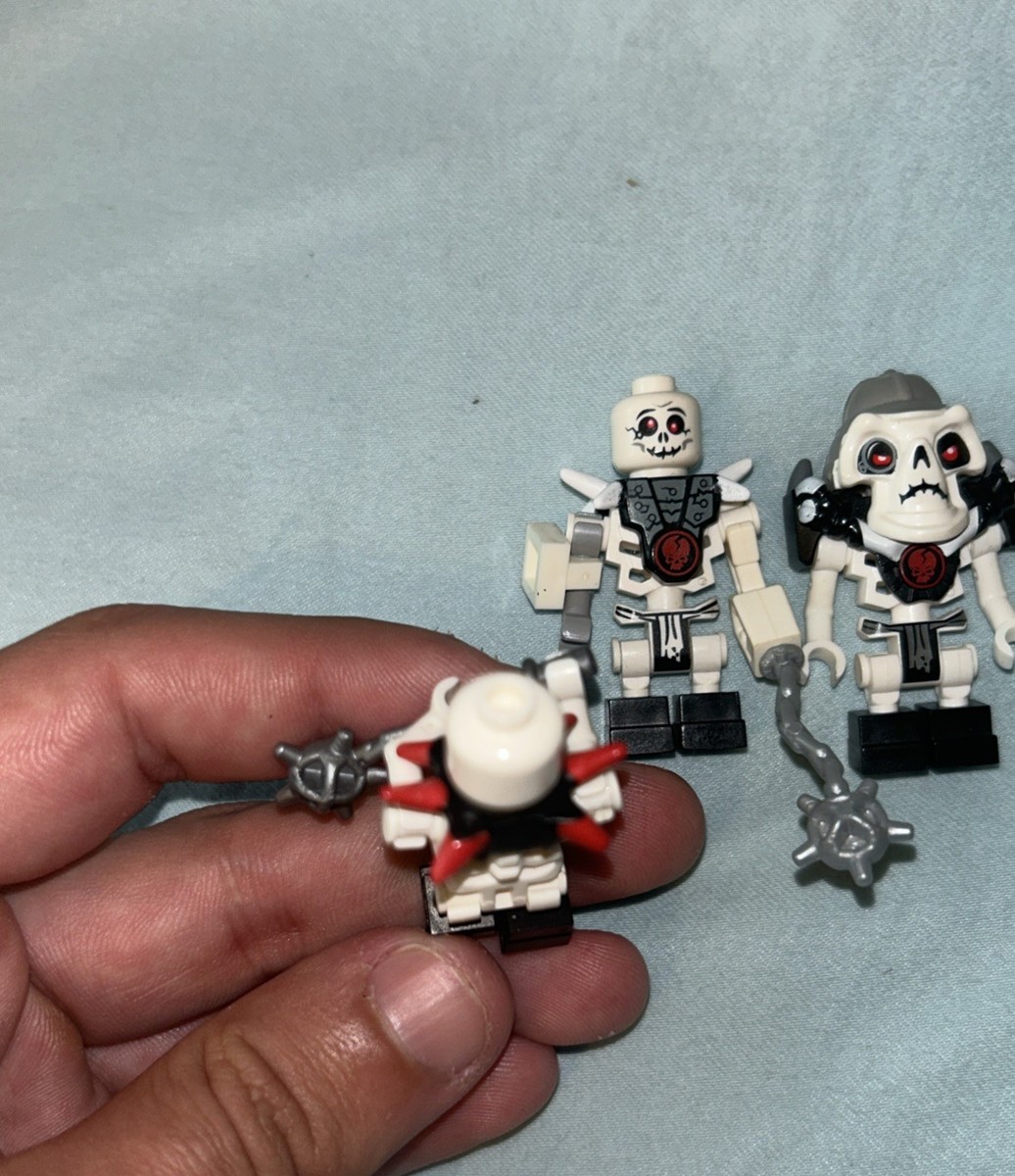 LEGO Kruncha & Nuckal + Minifigures - NINJAGO Skulkin RARE LOT