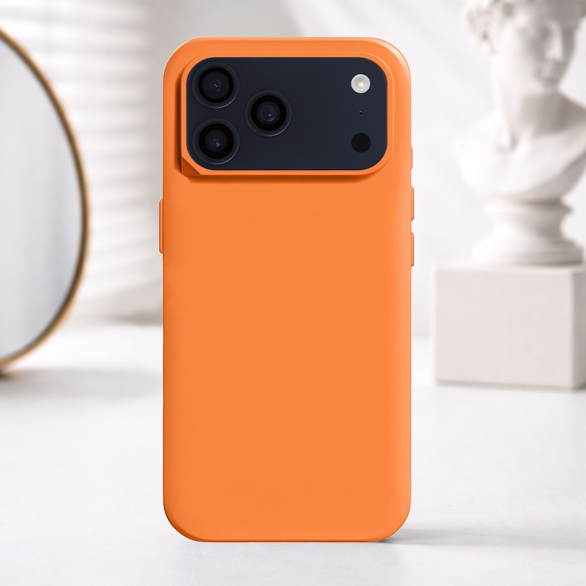 Coque iPhone 17 Pro Max antichoc orange Rhinoshield SolidX protection 3.5m - 3