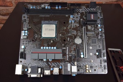 MSI A320M Grenade mATX Mainboard mit AMD Ryzen 1500x CPU inkl. Kühler