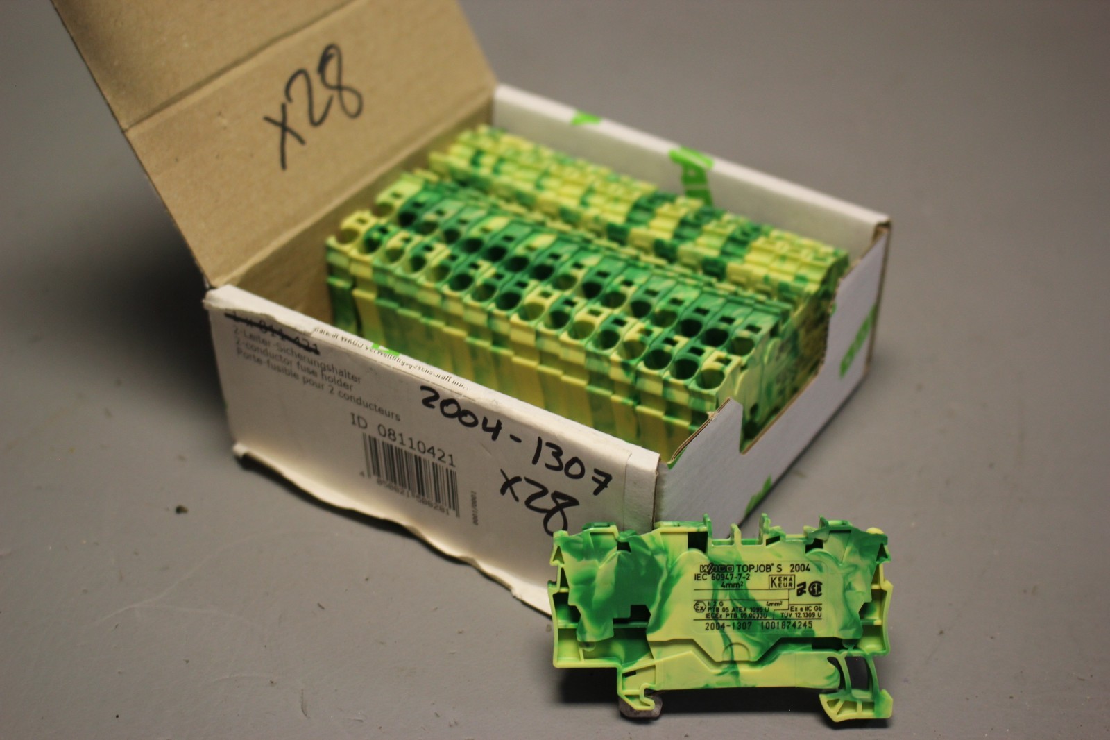 LOT OF 18 NEW WAGO IEC 60947-7-2 TERMINAL BLOCKS