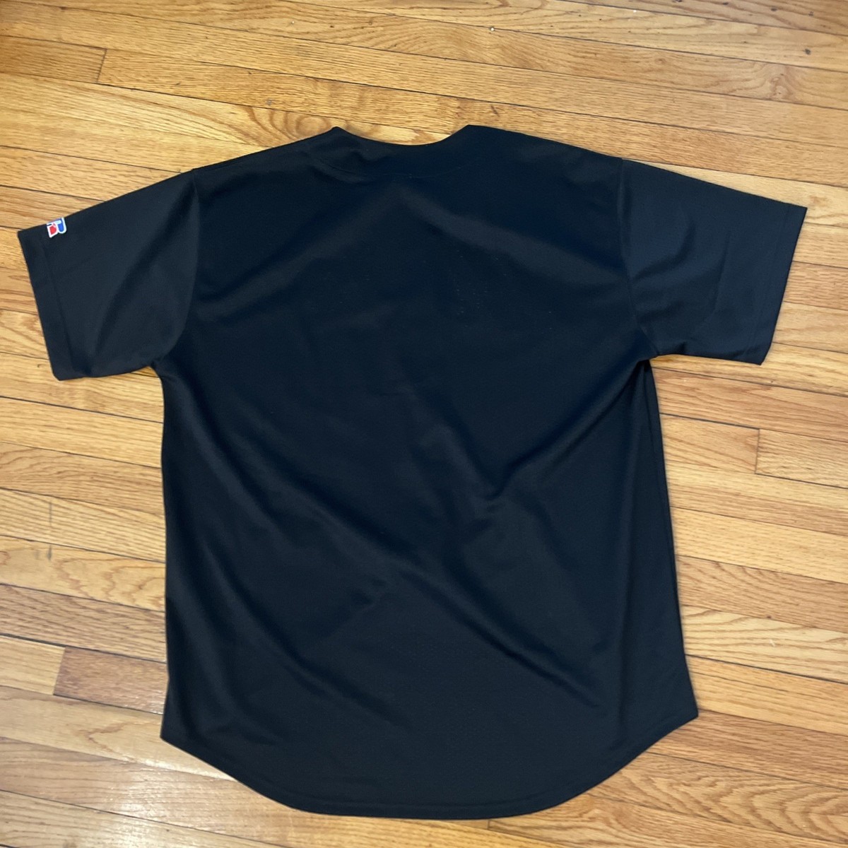 Vintage New York Mets Baseball Jersey Russell Athletic Black Men's