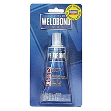 Weldbond Glue, White, 6 to 12 hr Full Cure, 5.4 oz, Bottle 058951500988 Weldbond