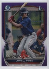 2023 Bowman Chrome Prospects Purple Refractor /250 Lyonell James #BCP-118 11oq