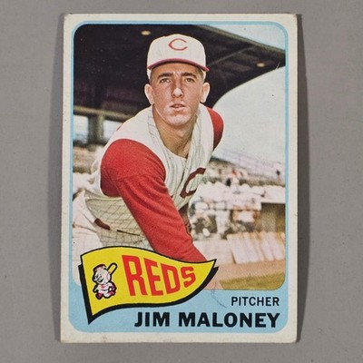 1965 Topps Baseball - #530 Jim Maloney Cincinnati Reds VG