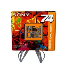 Sony Mini Disc Recordable MD MDW-74AY Topaz Yellow New