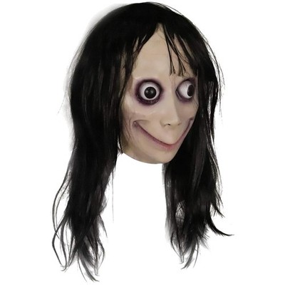 Realistic and Scary MOMO Mask for Halloween, Costume Parties & Festivities