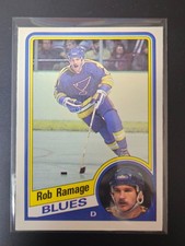 1984-85 O-PEE-CHEE HOCKEY #190 ROB RAMAGE ST. LOUIS BLUES