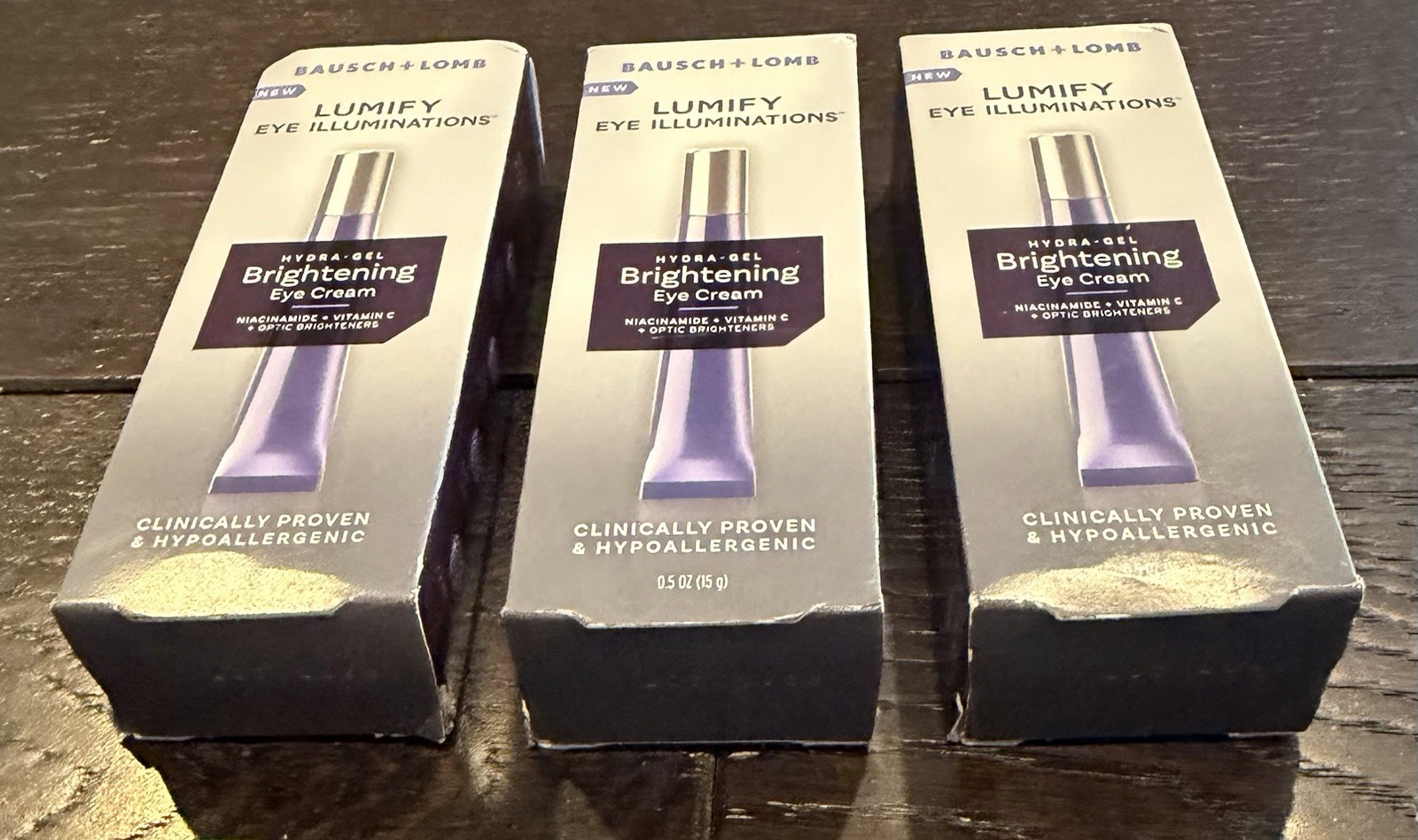 Bausch + Lomb Lumify Eye Illuminations Cream 0.5 Oz. -NEW-LO