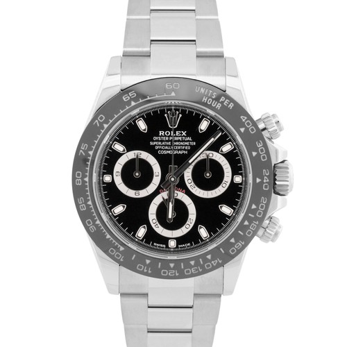 2023 PAPERS Rolex Daytona BLACK Ceramic Stainless Steel 40mm 116500 LN Watch BOX
