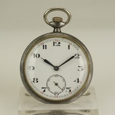 WORKING Antique Pocket watch Men's no repeater no fusee duplex no chronometer