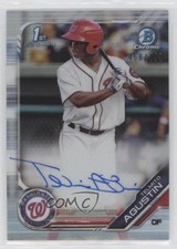 2019 Bowman Chrome Prospect Refractor 468/499 Telmito Agustin #CPA-TA Auto s3g