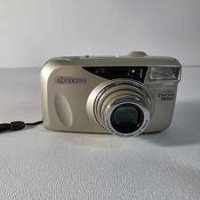 KYOCERA YASHICA Zoomate 140SE 35mm Film Camera Gold color - Read