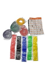 Resistance Band Set Of 9 Long  Loop Bands Multicolor Latex Exercise Gym