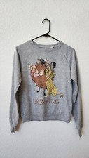 Disney Lion King Top Size Small XS Grey Timon Pumba Sweater Pullover