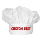 Custom embroidered white chef hat, cooking hat for anyone, personalized chef hat