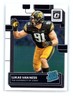 2023 Chronicles D.P. Football #9 Lukas Van Ness Donruss Optic Rated Rookie Iowa