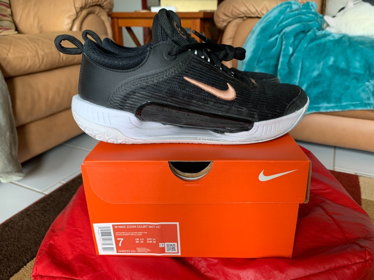 Nike tennis shoes zoom court NXT HC women 7 black | eBay