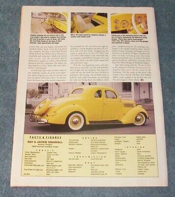1936 Ford 5-Window Coupe Retro Hot Rod Article 