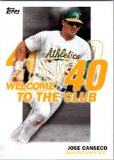 2023 Topps Welcome to the Club #WC2 Jose Canseco Oakland Athletics