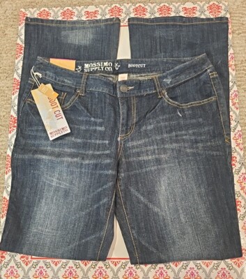 Mossimo Supply Co Womens Boot Cut Jeans Fit 6 Size 13R NEW With Tags!