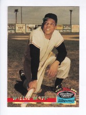 1993 Topps Stadium Club Ultra-Pro #9 WILLIE MAYS Box Topper /150000 HOF