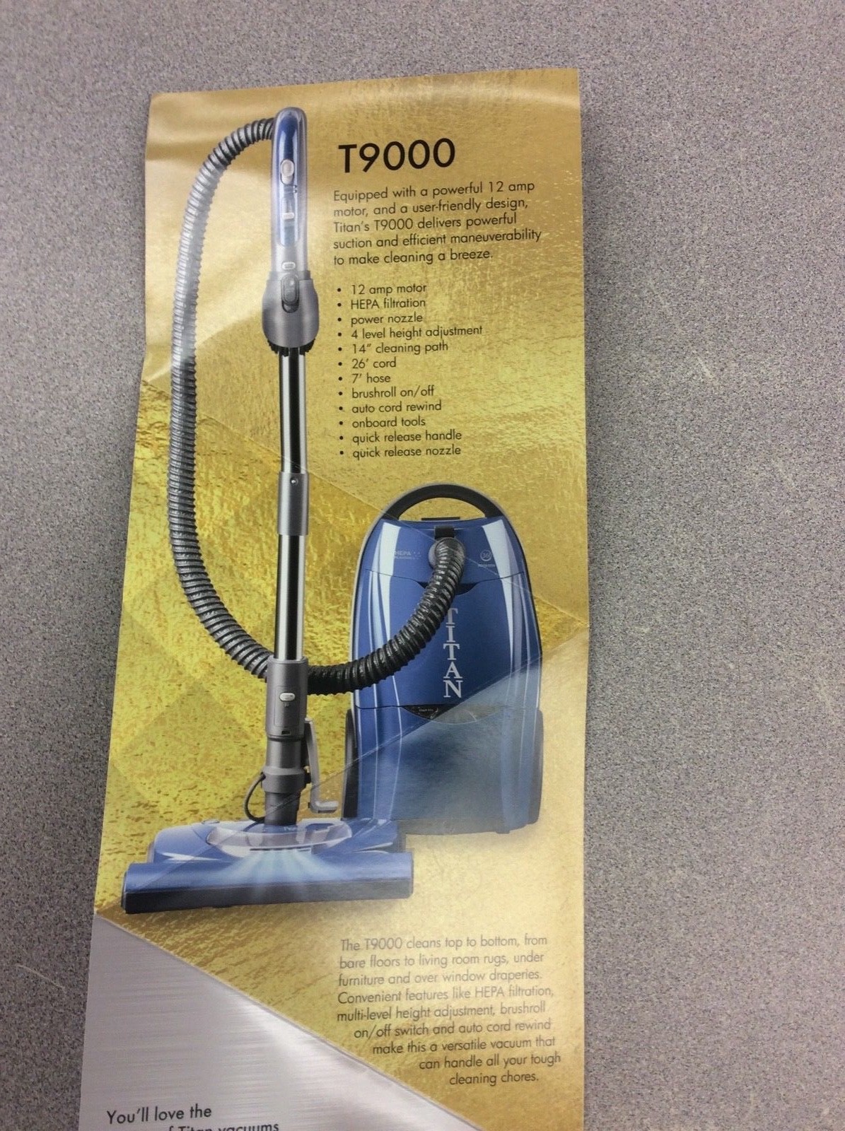 KENMORE TITAN CANISTER VACUUM CLEANER NEW IN BOX eBay