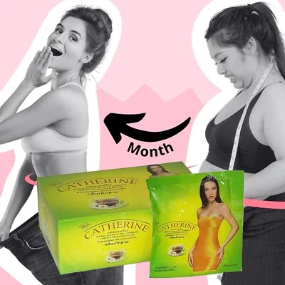 SATINSKINZ Catherine Weight Loss Diet Slimming Detox Metabolism Fat Burner Green Tea Bags
