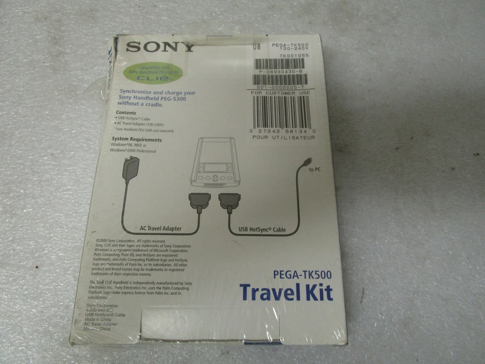 Sony Clie Travel Kit PEGA-TK500 for Windows - Sealed Retail Package - Image 2 of 4