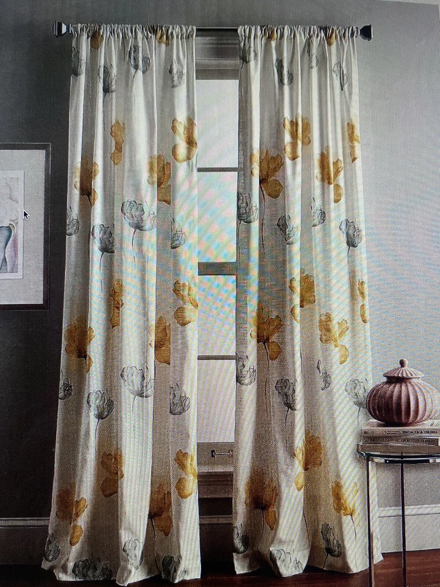 dkny gold curtains
