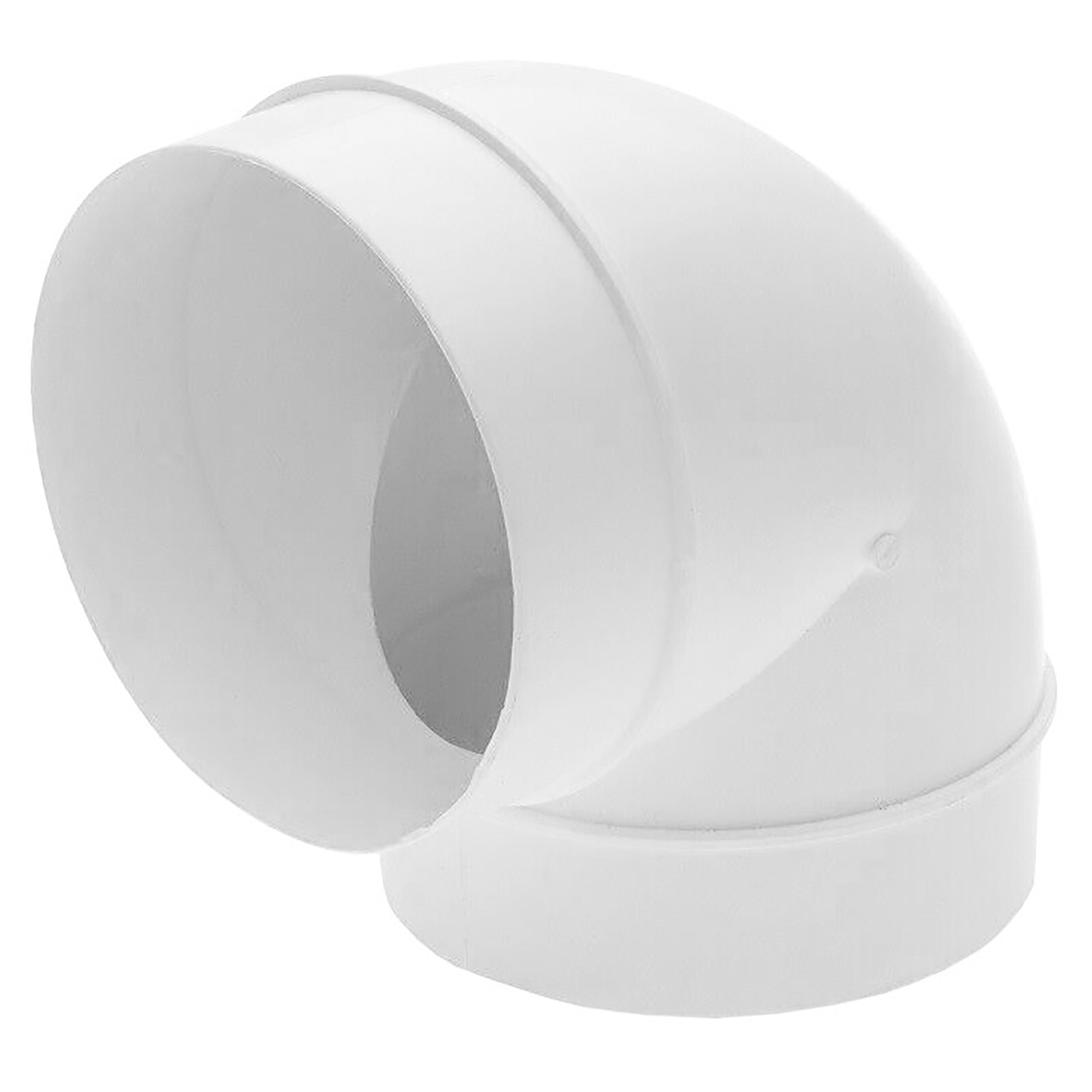 Bend Elbow Duct 5"" 125mm 90 Degree Vent Hose Pipe Tube Male Ducting Connector