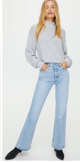 Levi's Premium Ribcage Flare Tango Light Jeans Size 25 26 27