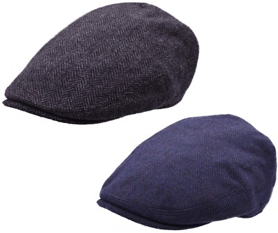 Flatcap Tweed Schirmmützen Outdoor Caps Baker Boy Fischgrät Zeitungsjungenmütze