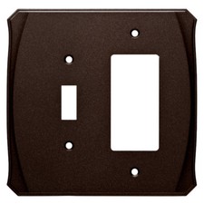 Switch Decorator Wall Plate Combo Toggle GFCI...