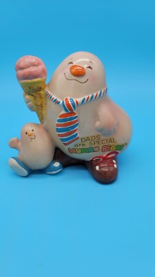 Vintage 1981 Enesco Dads Are Special Human Beans Designed Ceramic Giftware TT