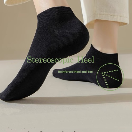 6-12 Paar niedrig geschnittene unsichtbare Freizeitsocken aus Baumwolle für Herren Damen Größe 9-11 10-13 - Bild 6 von 15