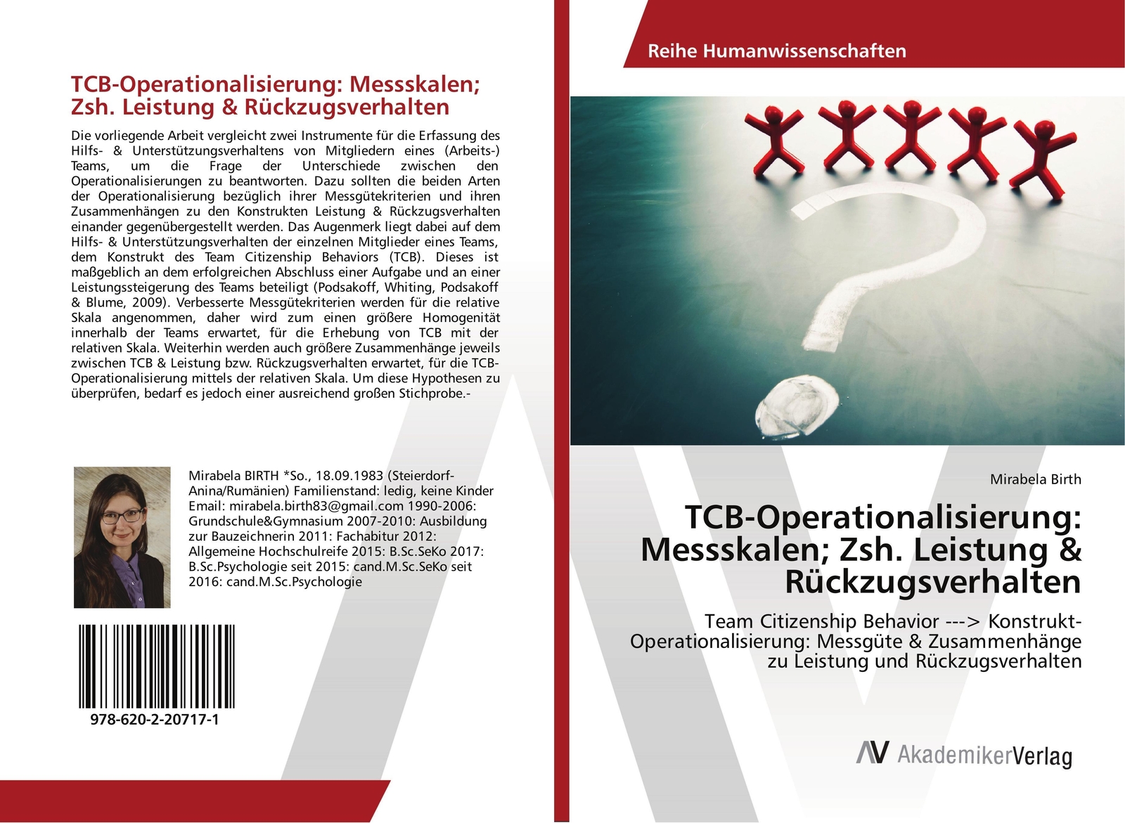 Thumbnail - Tcb-operationalisierung: Messskalen; Zsh. Leistung & Rückzugsverhalten