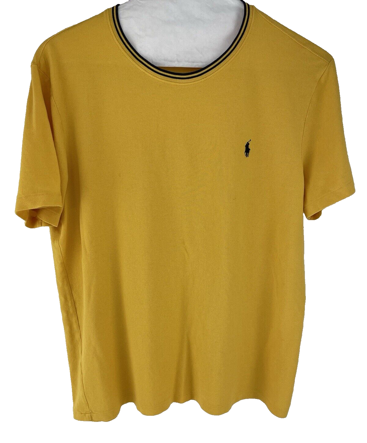 PONY Polo Ralph Lauren camicia uomo maglia grande suoneria maglietta spessa vintage punto singolo